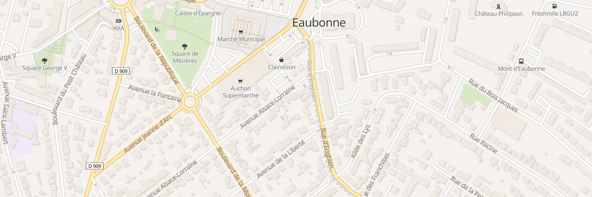Plan du 3 Av d’Alsace Lorraine à Eaubonne