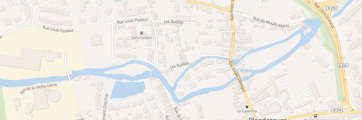 Plan du 13 Vc Les Ruelles à Blendecques