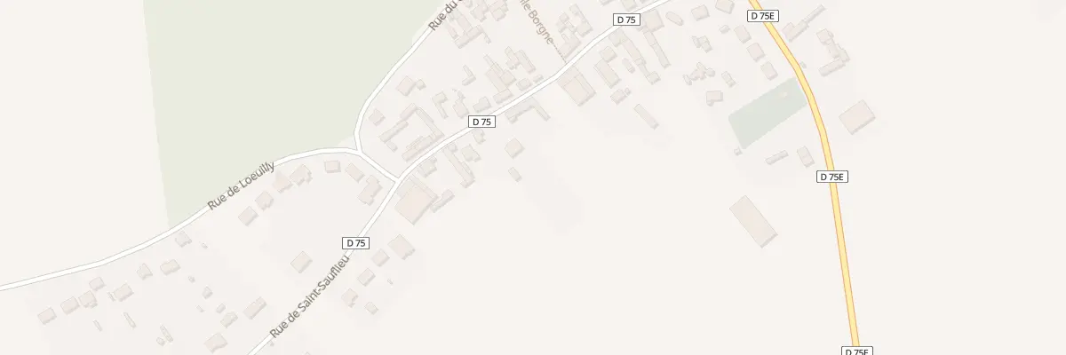 Plan du 21 Rue de Saint - Sauflieu à Rumigny