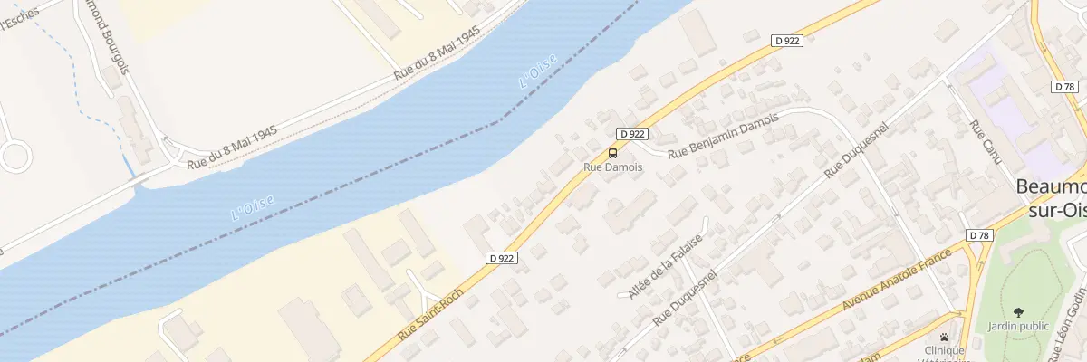 Plan du 22 Rue Saint-roch à Beaumont-sur-Oise