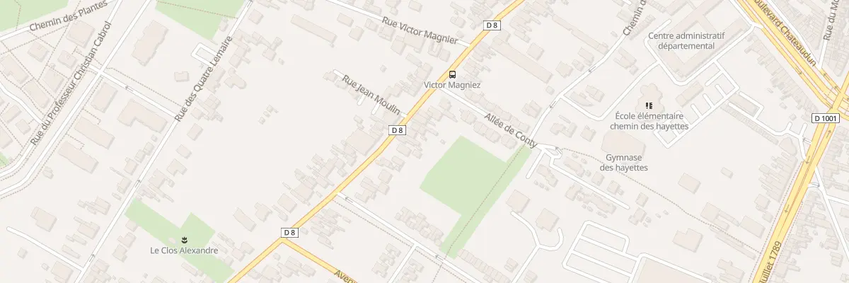 Plan du 101 Rue Jean Moulin à Amiens