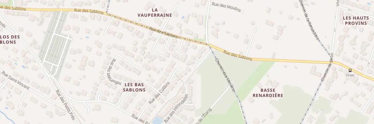 Plan du 11 Rue des Colombes à Linas