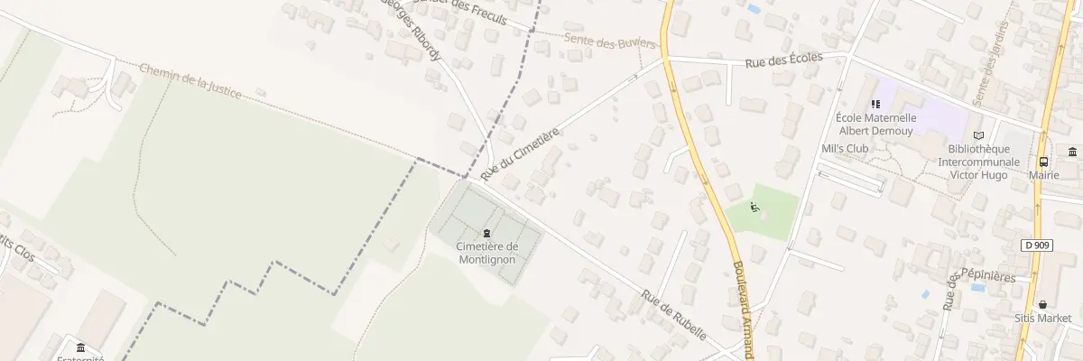 Plan du 15 Rue du Cimetière à Montlignon