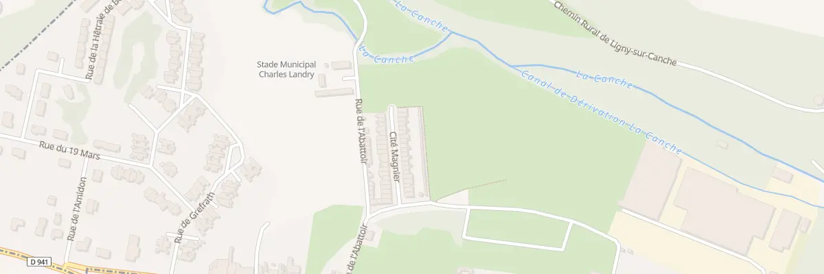 Plan du 28 Cité Magnier à Frévent