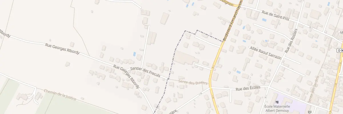 Plan du 9003 Sen des Fréculs à Saint-Prix