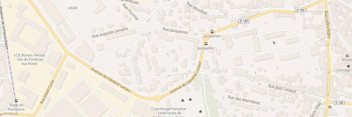 Plan du 12 Rue Auguste Constant Ernoult à Fontenay-aux-Roses