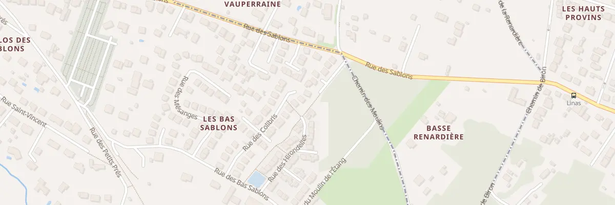 Plan du 28 Rue des Colibris à Linas