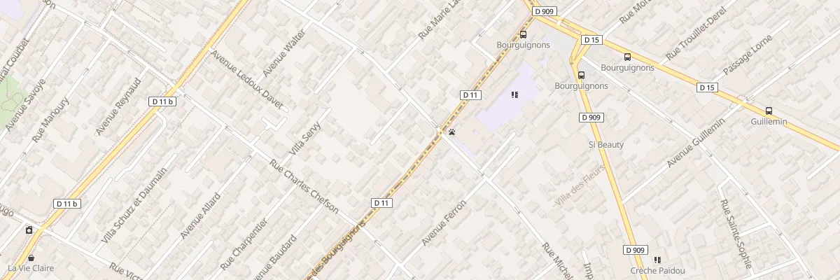 Plan du 119 Rue des Bourguignons à Bois-Colombes