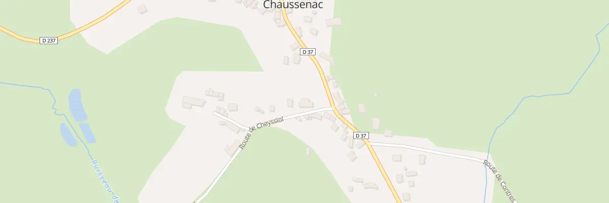 Plan du 5065 Le Bourg à Chaussenac