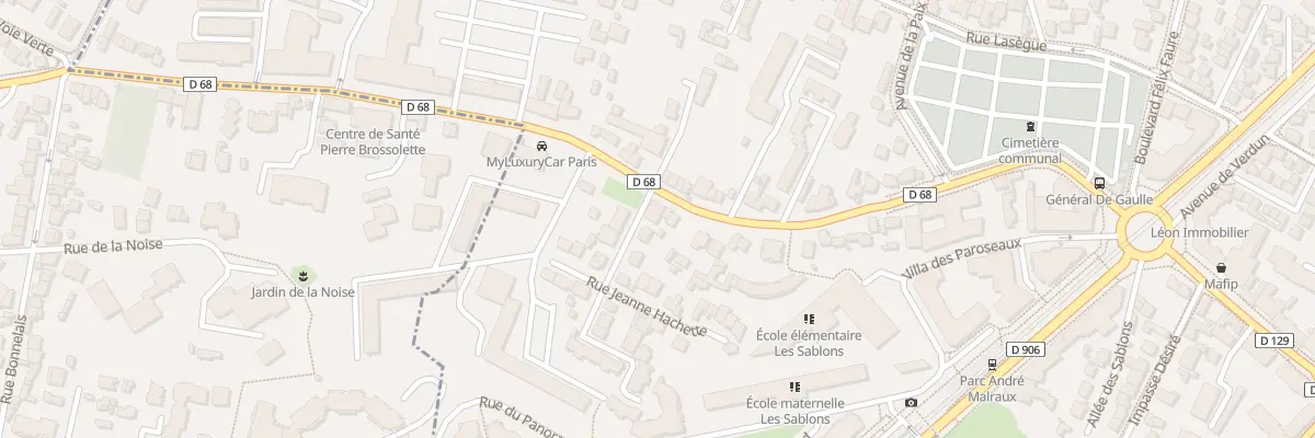 Plan du 65 Rue Pierre Brossolette à Châtillon