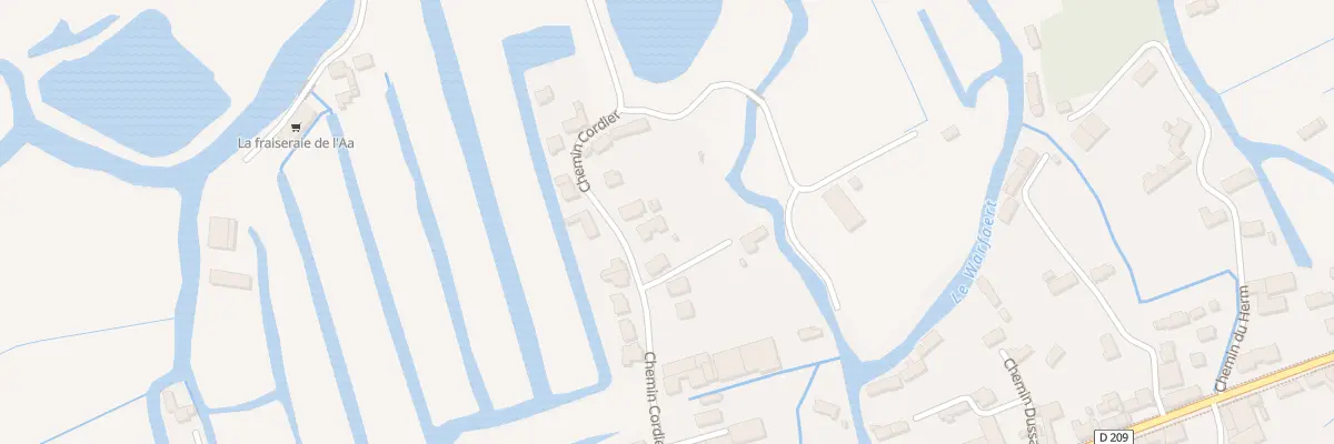 Plan du 23 Che Cordier (rte Clairmarais) à Saint-Omer