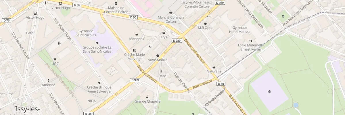 Plan du 11 Rue du Général Leclerc à Issy-les-Moulineaux