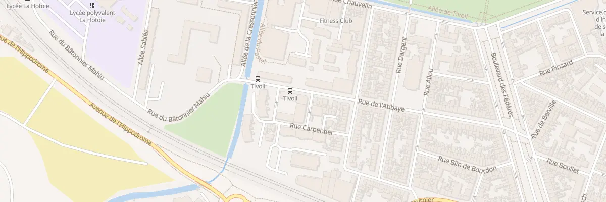 Plan du 36 Rue Carpentier à Amiens