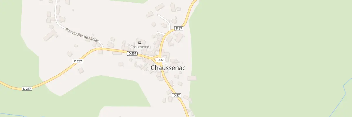 Plan du 5030 Le Bourg à Chaussenac