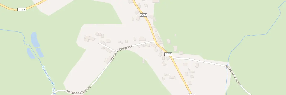 Plan du 5055 Le Bourg à Chaussenac
