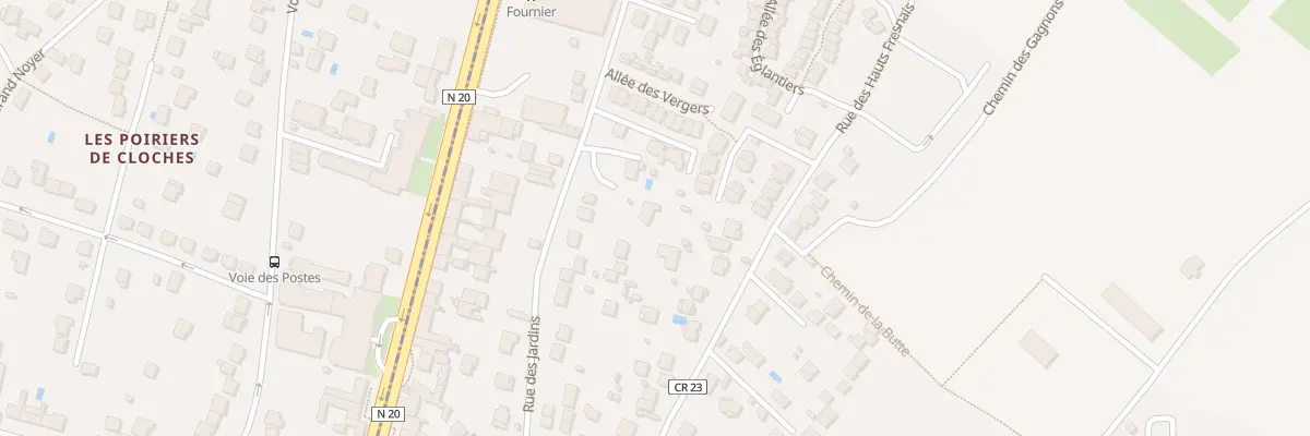 Plan du 20B Rue des Jardins à Ballainvilliers