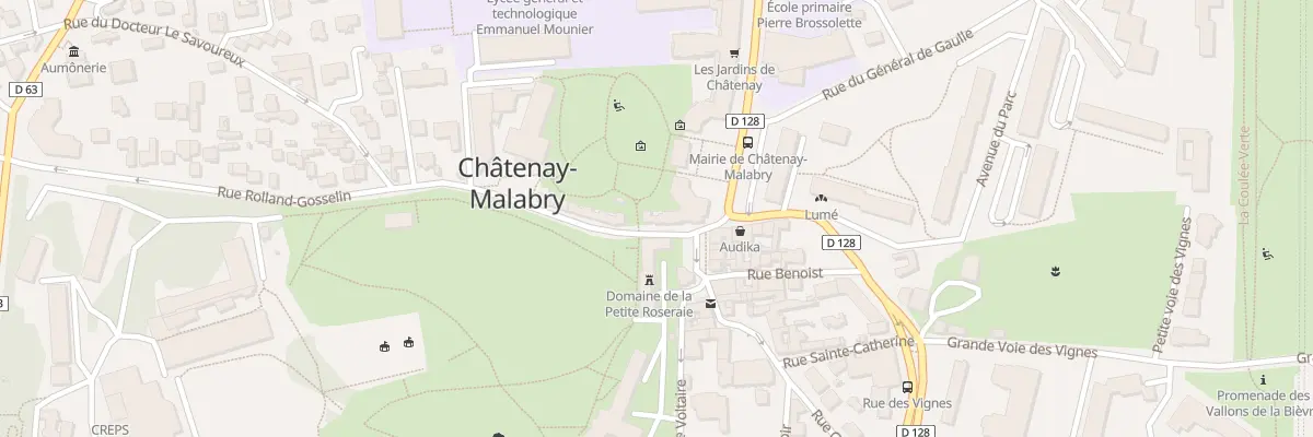 Plan du 8 Rue du Docteur le Savoureux à Châtenay-Malabry