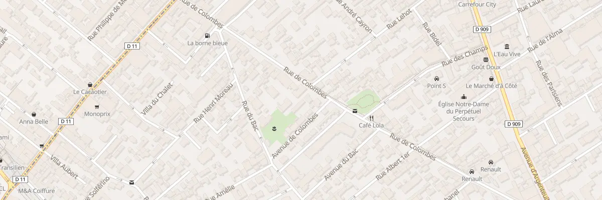 Plan du 85 Rue de Colombes à Asnières-sur-Seine
