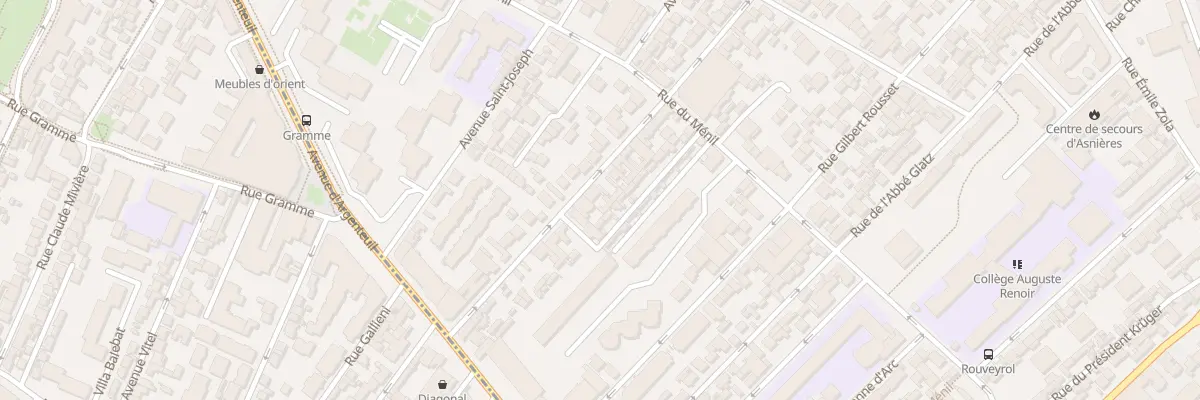 Plan du 26 Rue Victor Hugo à Asnières-sur-Seine