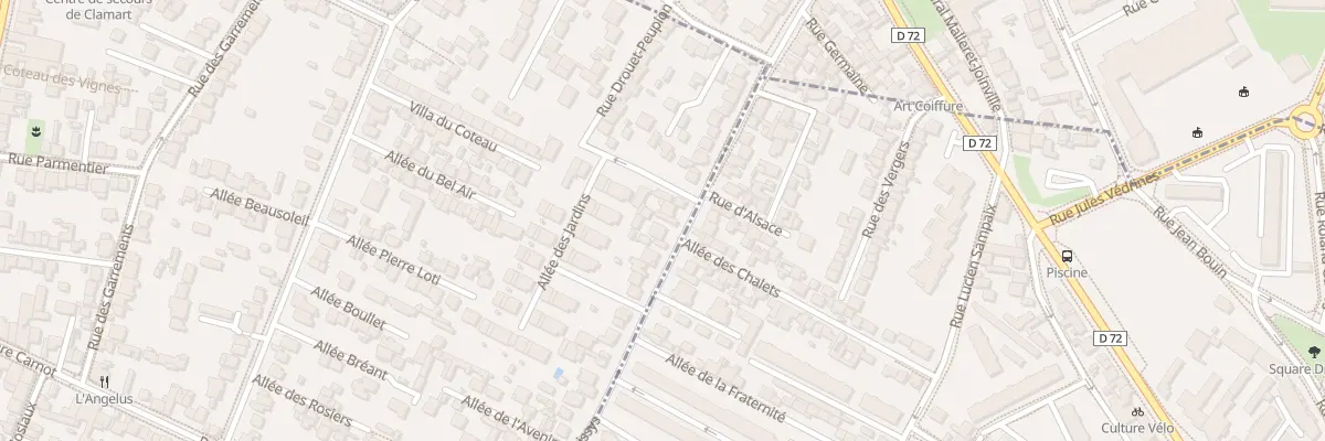 Plan du 173 Rue des Roissys à Clamart