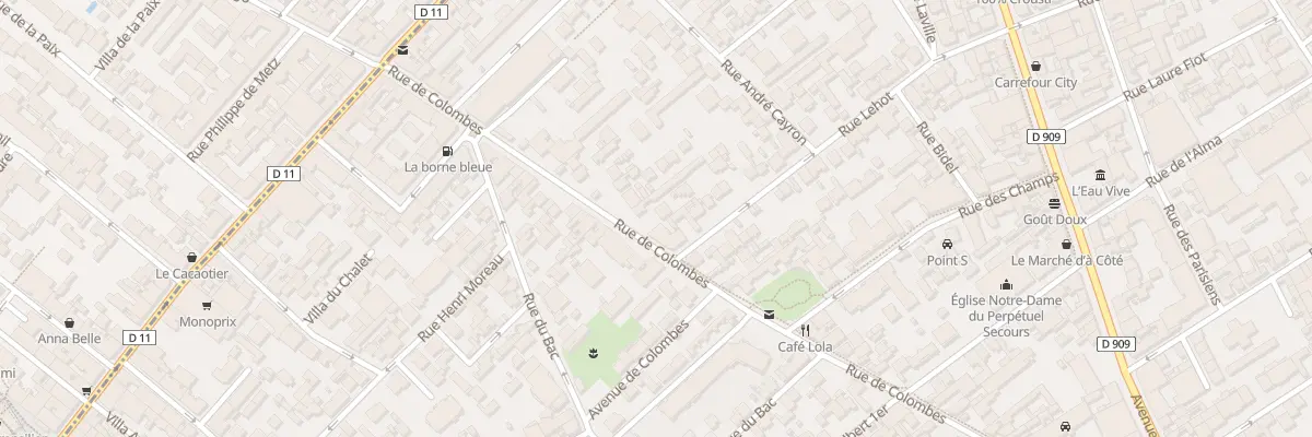 Plan du 84 Rue de Colombes à Asnières-sur-Seine