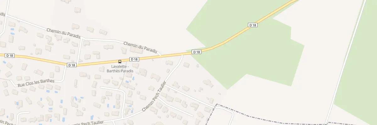 Plan du 1 Che Pech Taulier à Lavalette