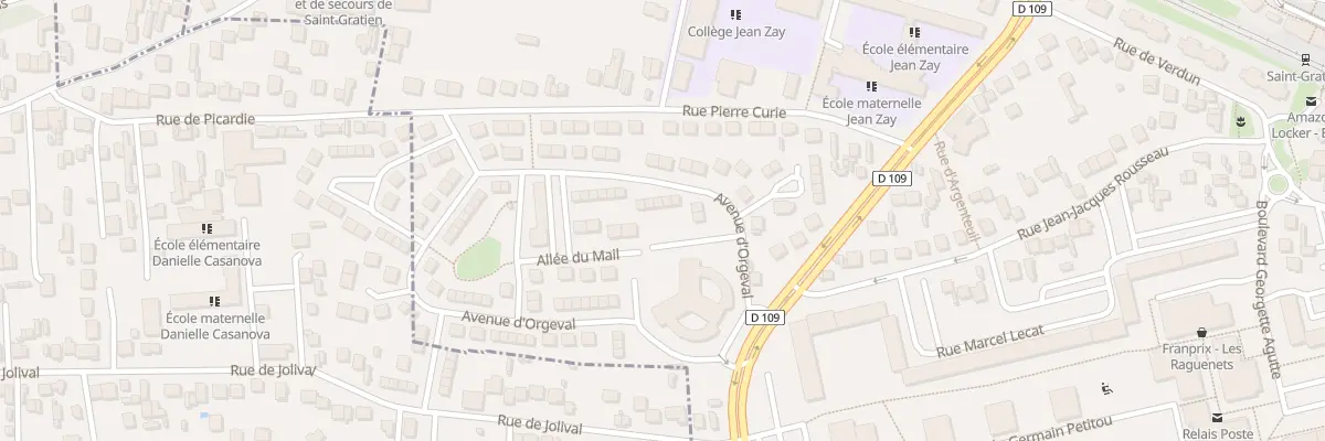 Plan du 64 Av d’Orgeval à Saint-Gratien