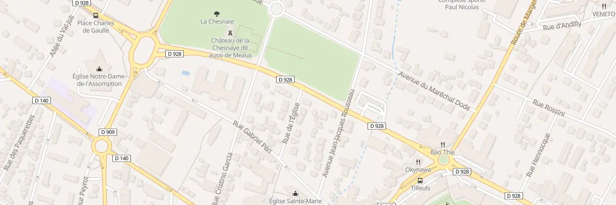 Plan du 10 Av Voltaire à Eaubonne