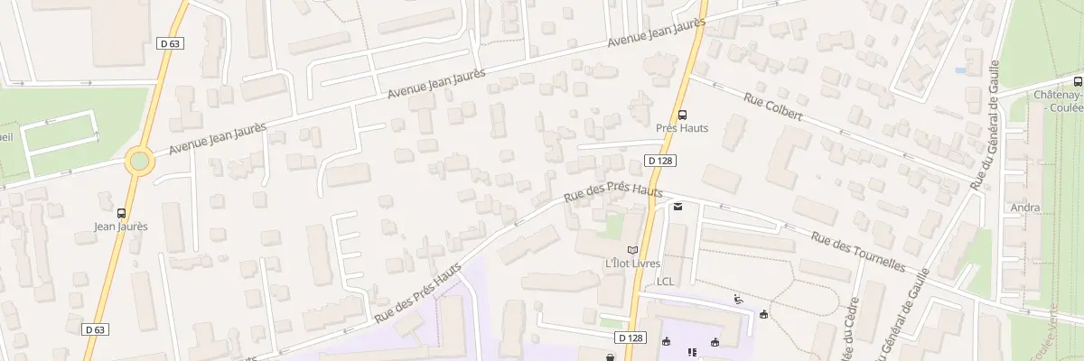 Plan du 14 Rue des Prés Hauts à Châtenay-Malabry