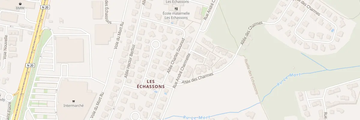Plan du 6 All Charles Gounod à Longpont-sur-Orge