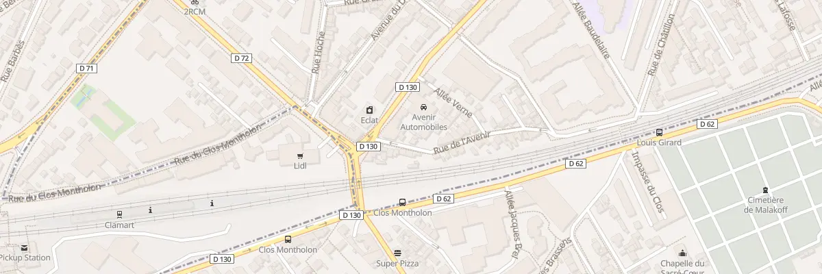 Plan du 5 Rue de l’Avenir à Vanves
