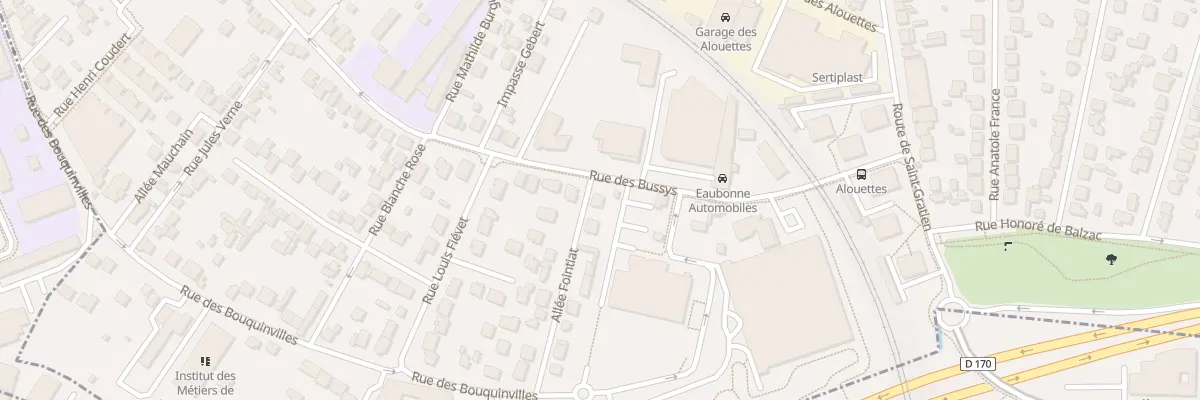 Plan du 92 Rue des Bussys à Eaubonne