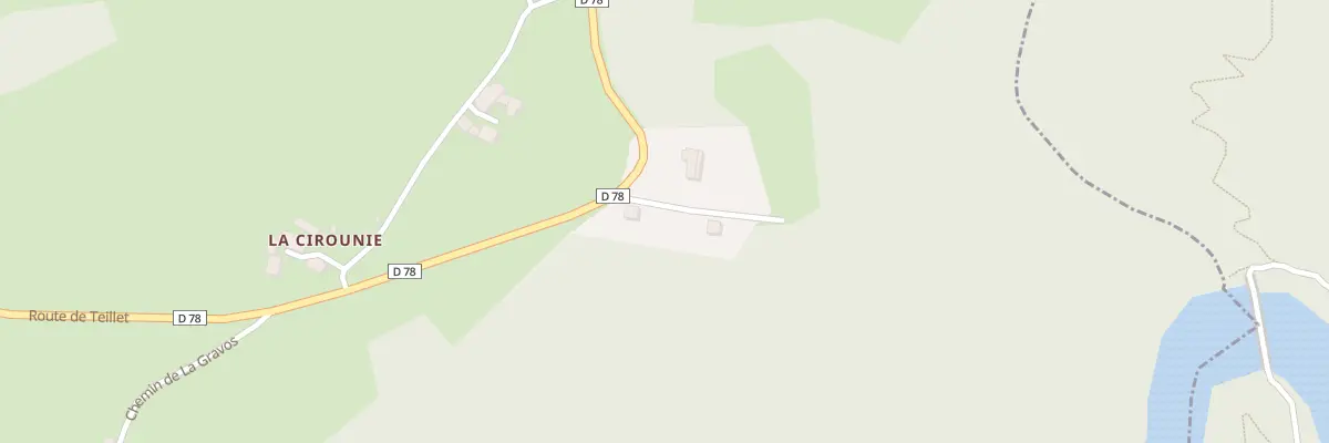 Plan du 2350 Rte de Teillet à Pampelonne