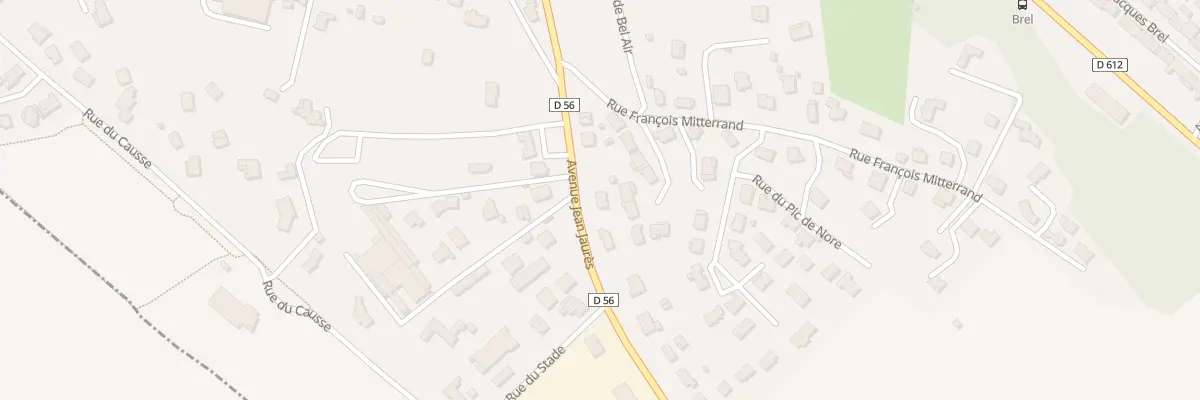Plan du 59 Av Jean Jaurès à Lagarrigue