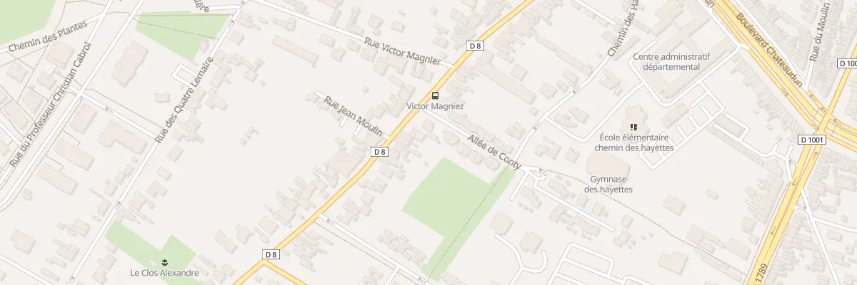 Plan du 93 Rue Jean Moulin à Amiens