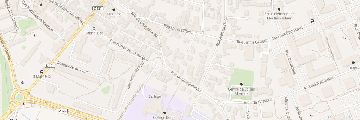 Plan du 23B Rue de Longjumeau à Massy