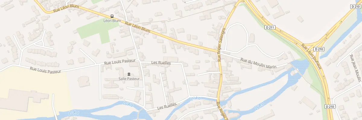 Plan du 38 Vc Les Ruelles à Blendecques