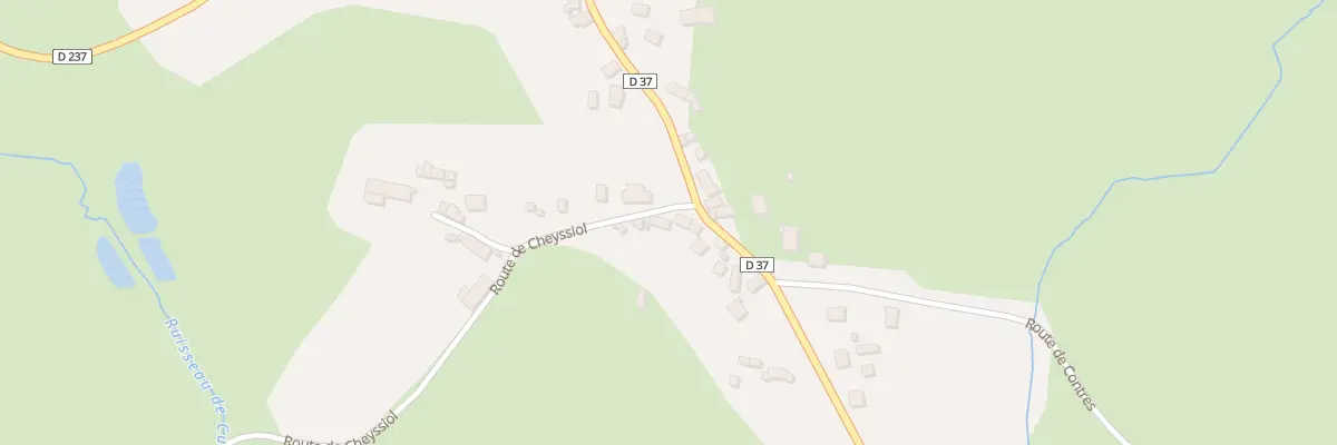 Plan du 5053 Le Bourg à Chaussenac