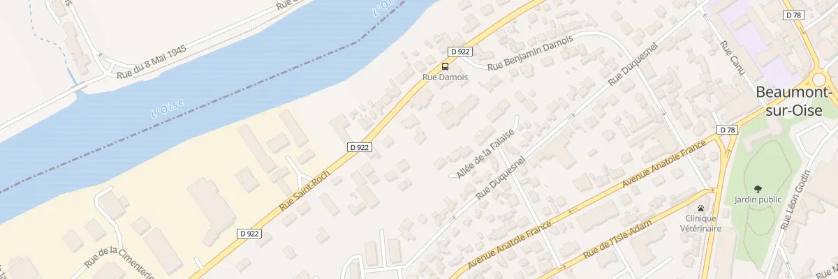 Plan du 45B Rue Saint-roch à Beaumont-sur-Oise
