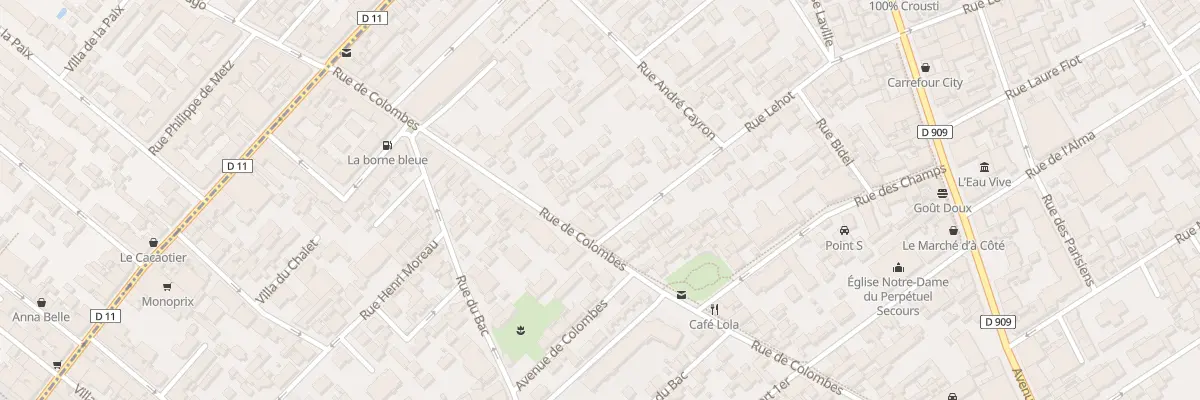 Plan du 82B Rue de Colombes à Asnières-sur-Seine