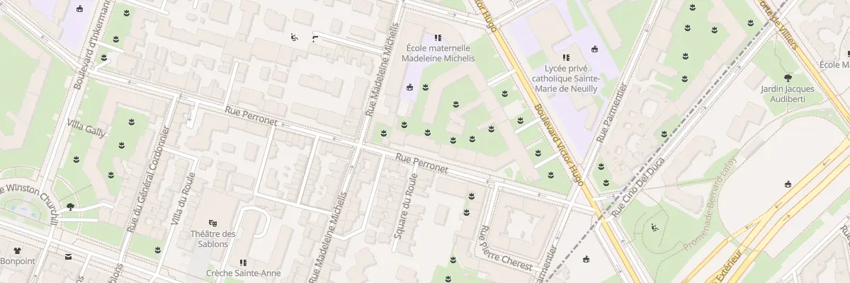 Plan du 28 Rue Perronet à Neuilly-sur-Seine