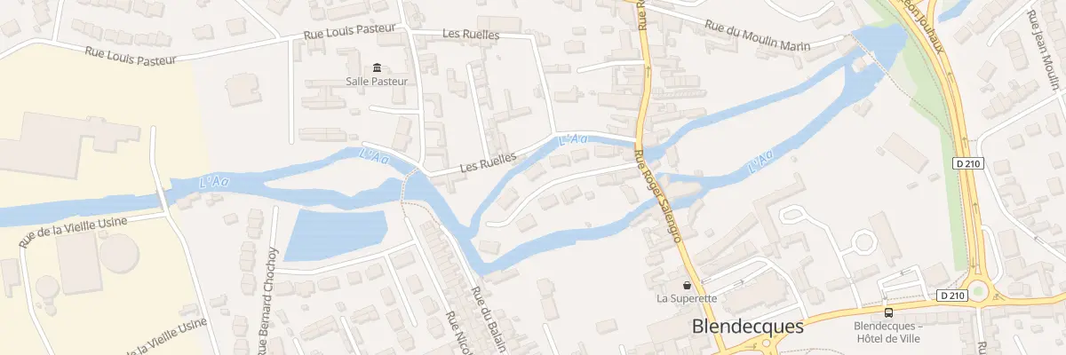Plan du 9 Rue Roger Salengro Impasse A à Blendecques