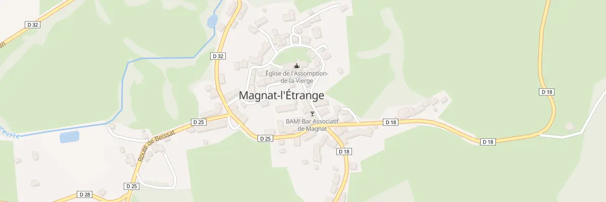 Plan du 41 Che de la Ceinture à Magnat-l’Étrange