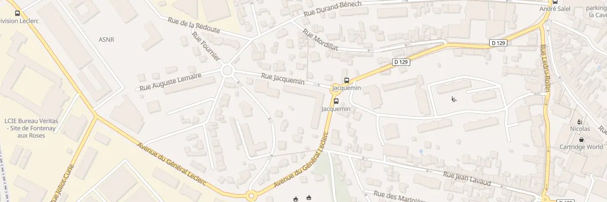 Plan du 34 Av du Général Leclerc à Fontenay-aux-Roses