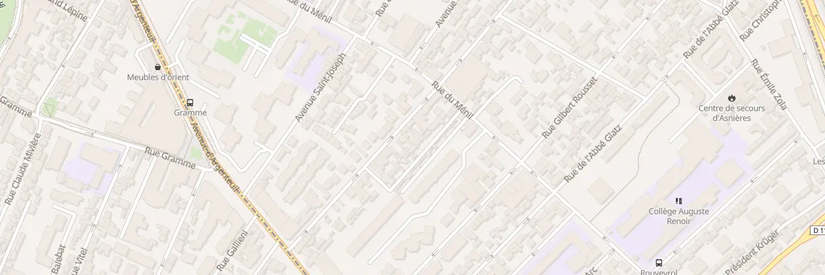Plan du 32 Rue Victor Hugo à Asnières-sur-Seine