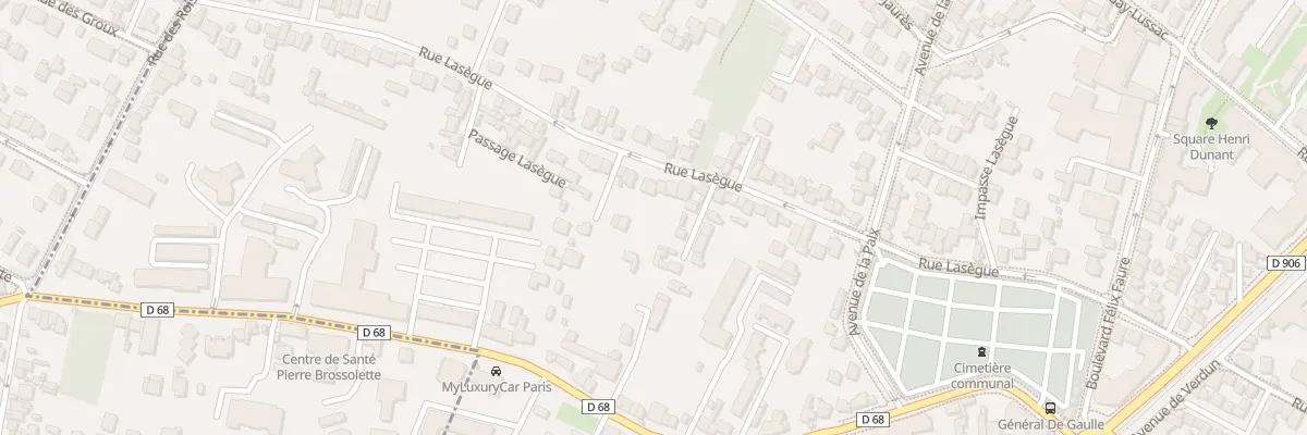 Plan du 81 Rue Lasègue à Châtillon