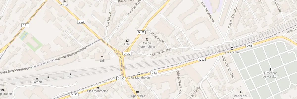 Plan du 9 Rue de l’Avenir à Vanves