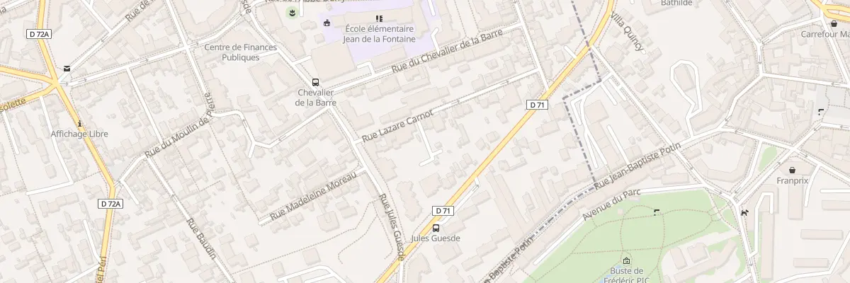 Plan du 8 Rue Lazare Carnot à Issy-les-Moulineaux