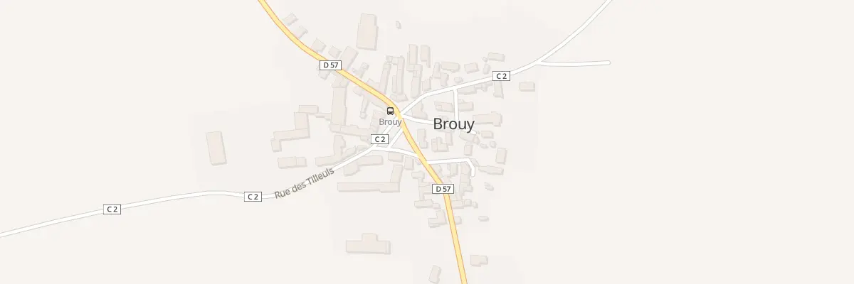 Plan du 2 Rue de la Mairie à Brouy
