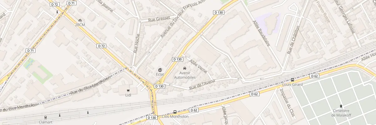 Plan du 13 Rue Larmeroux à Vanves